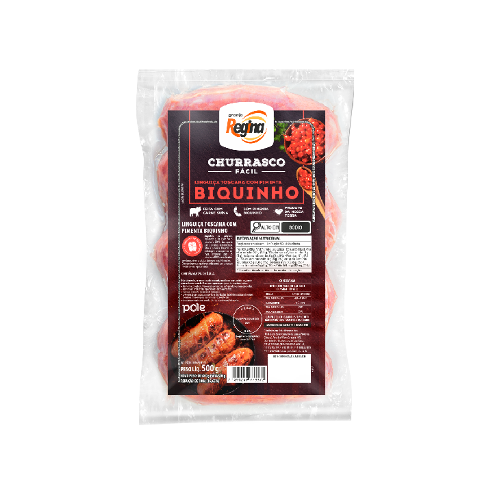 Linguiça Biquinho Cong 500g - Churrasco Fácil